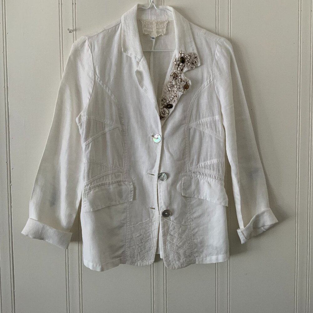 Marilu, Sz S, women's blazer, white